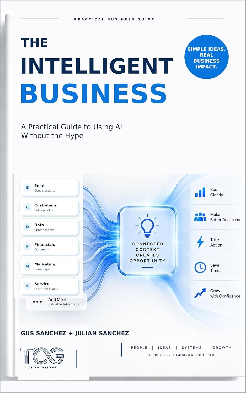 The Intelligent Business book cover, by Gus Sanchez and Julian Sanchez