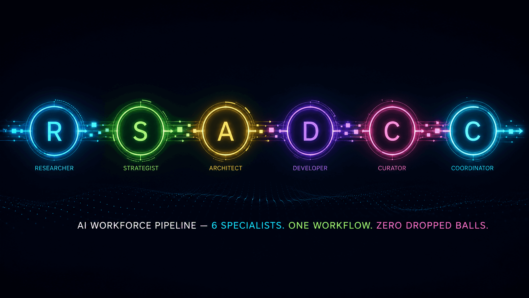 TAG AI workforce pipeline — your data stays secure at every layer