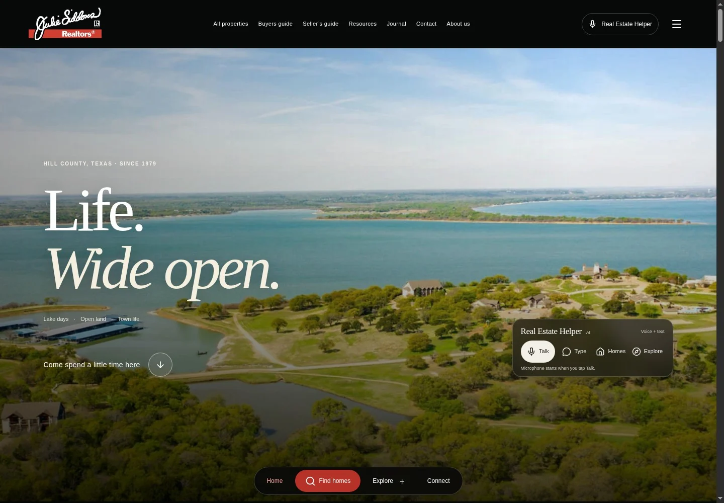 Julie Siddons Realtors website preview