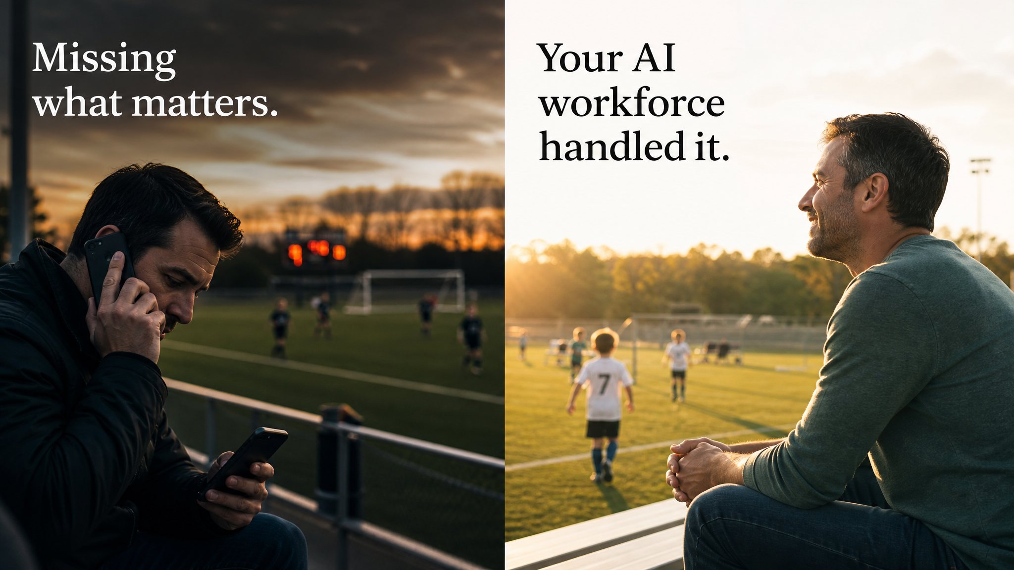 Missing what matters vs Your AI workforce handled it